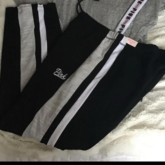 Vs Pink Boyfriend Pant Oversized thick raw edge sz lg will fit xl - Picture 1 of 8